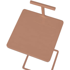 Set di 2 tavolini in metallo Tesy 64x22 cm