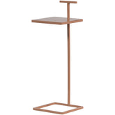 Set di 2 tavolini in metallo Tesy 64x22 cm