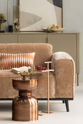 Set di 2 tavolini in metallo Tesy 64x22 cm