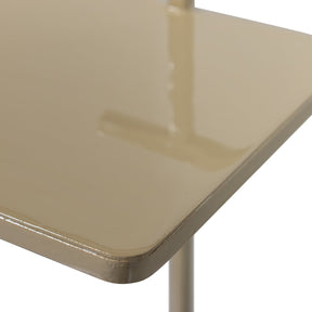 Set di 2 tavolini in metallo Tesy 64x22 cm