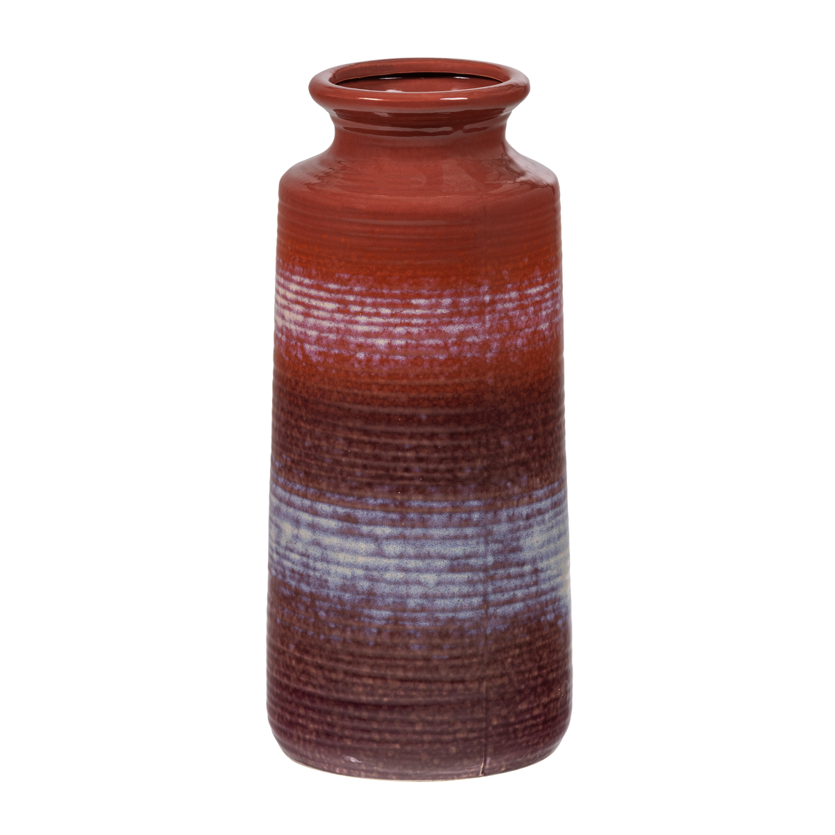 Set di 4 vasi in ceramica Floury 17x38 cm