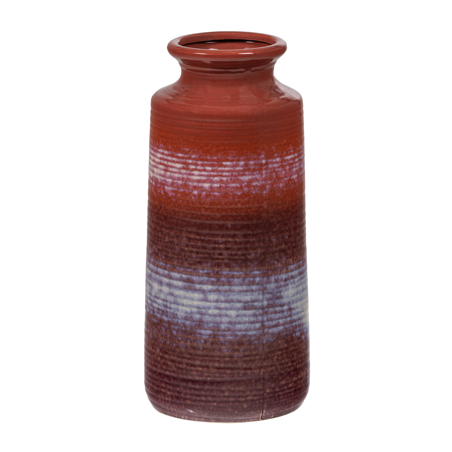 Set di 4 vasi in ceramica Floury 17x38 cm