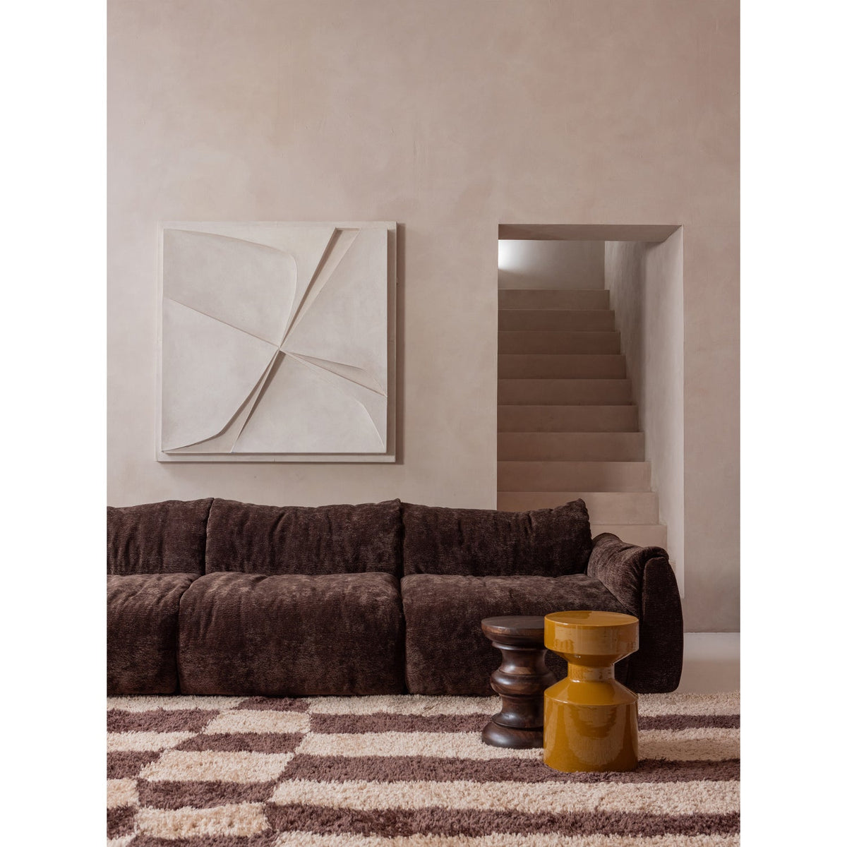 Tavolino in legno di mango marrone Jonah 30x42 cm