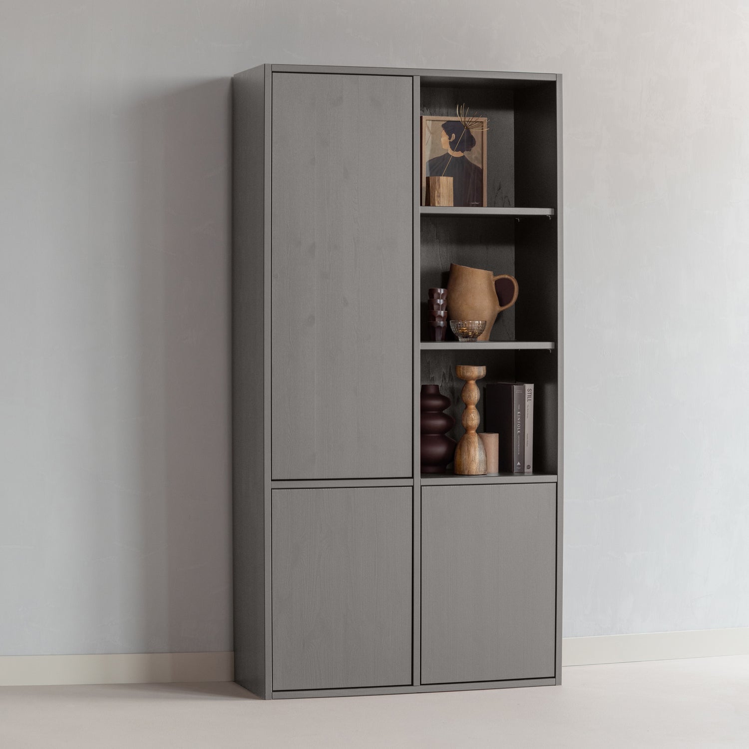 Credenza 3 ante in legno di pino Merel 200x100 cm