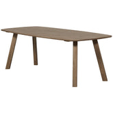 Tavolo da pranzo ovale in rovere Tablo 74x220 cm