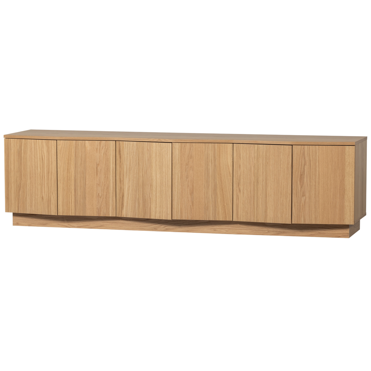 Mobile TV in rovere Zuma 52x200 cm