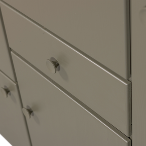 Armadio in pino verde Alfie 210x160cm