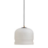 Lampada a sospensione in metallo leggero bianco Micah 27x27 cm