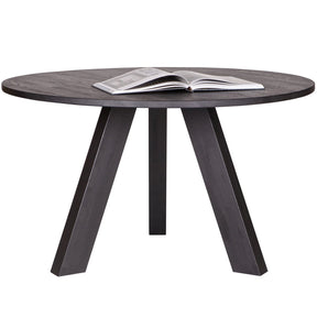 Tavolo rotondo in legno di quercia Rhon 129x75 cm