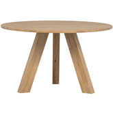 Tavolo rotondo in legno di quercia Rhon 129x75 cm