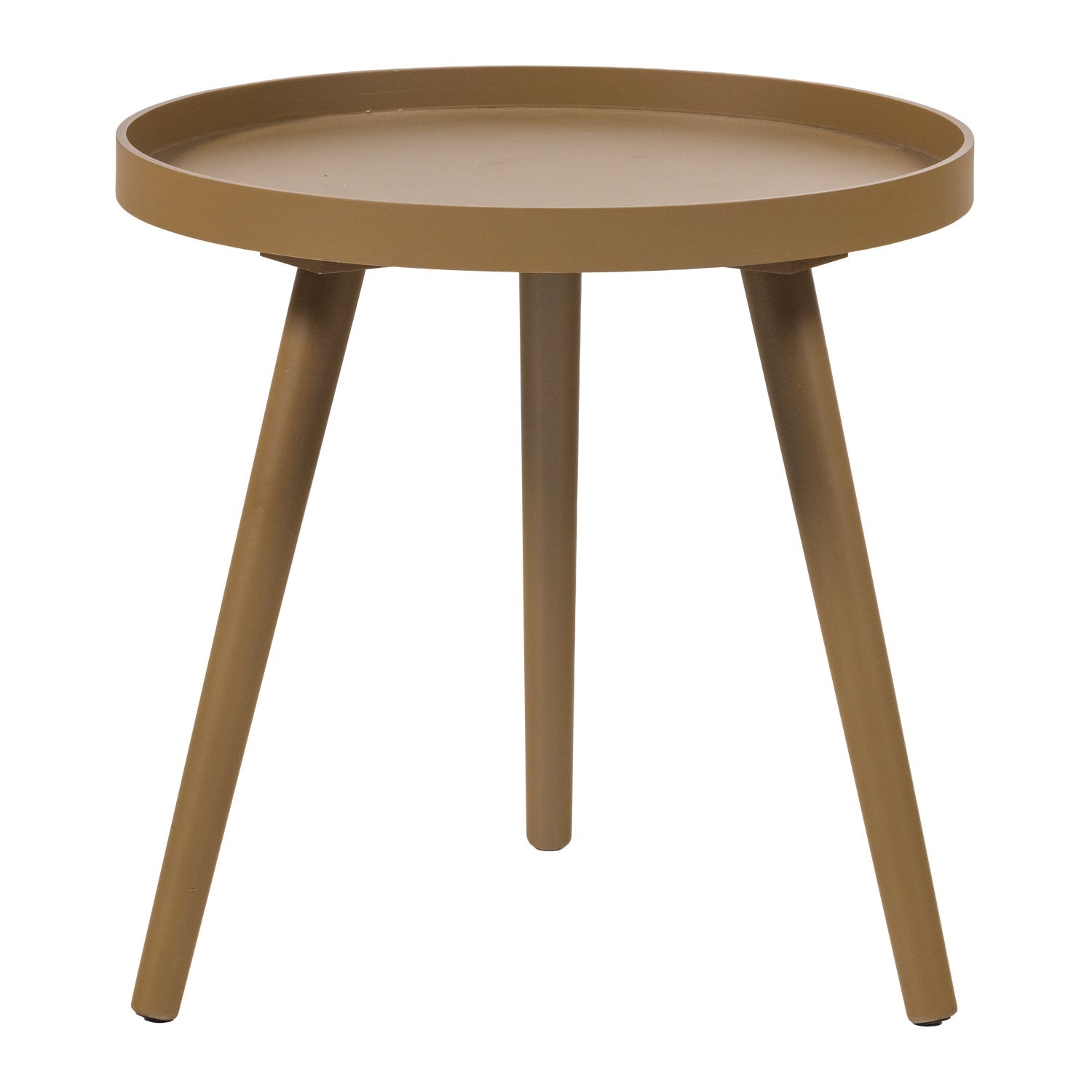 Set di 4 tavolini con gamba in legno di frassino Sasha 41x41 cm