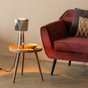 Set di 4 tavolini con gamba in legno di frassino Sasha 41x41 cm