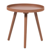 Set di 4 tavolini con gamba in legno di frassino Sasha 41x41 cm