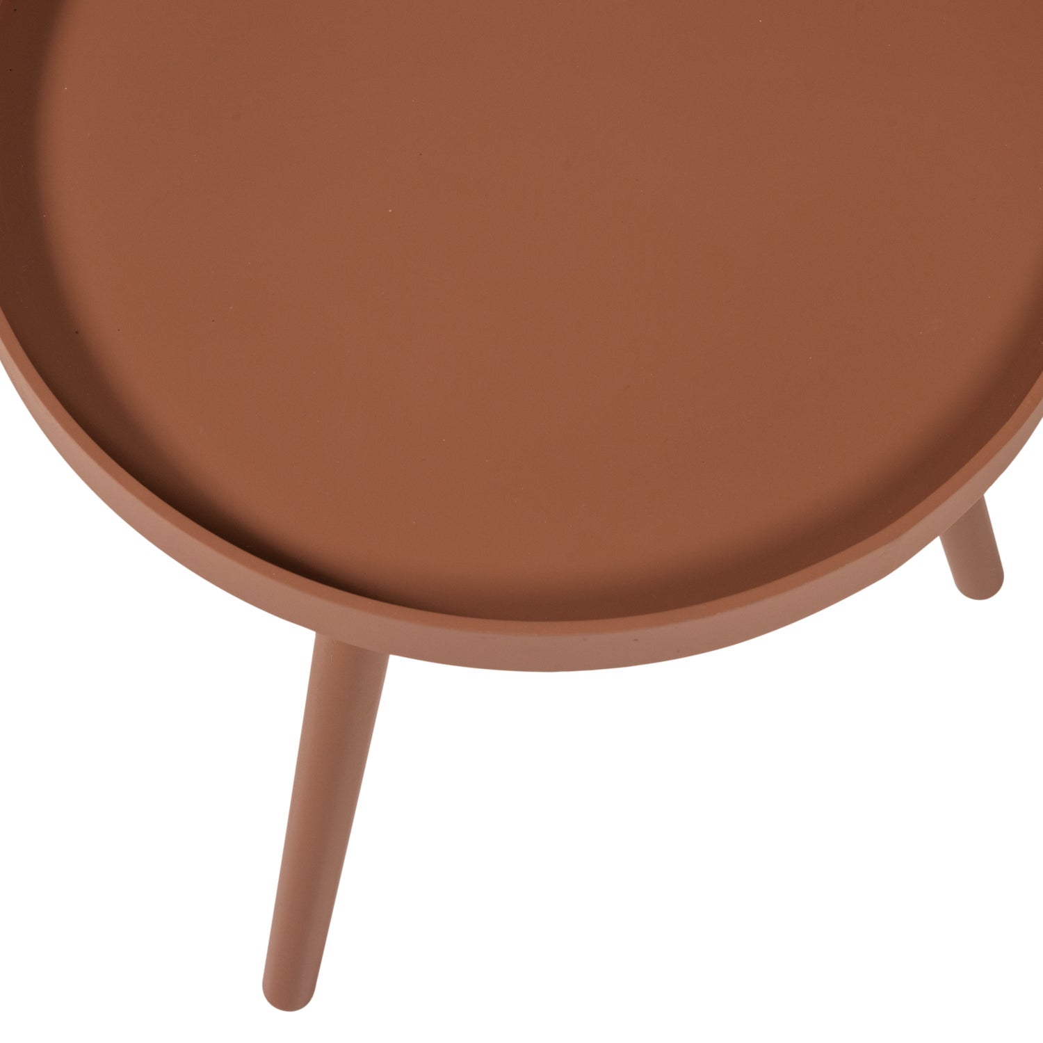 Set di 4 tavolini con gamba in legno di frassino Sasha 41x41 cm