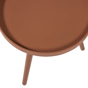 Set di 4 tavolini con gamba in legno di frassino Sasha 41x41 cm