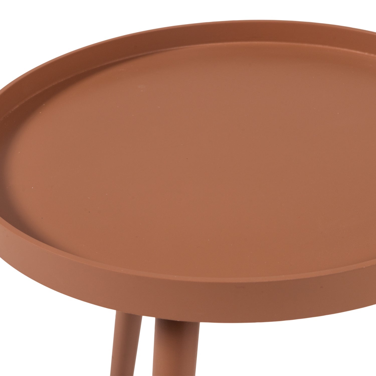 Set di 4 tavolini con gamba in legno di frassino Sasha 41x41 cm