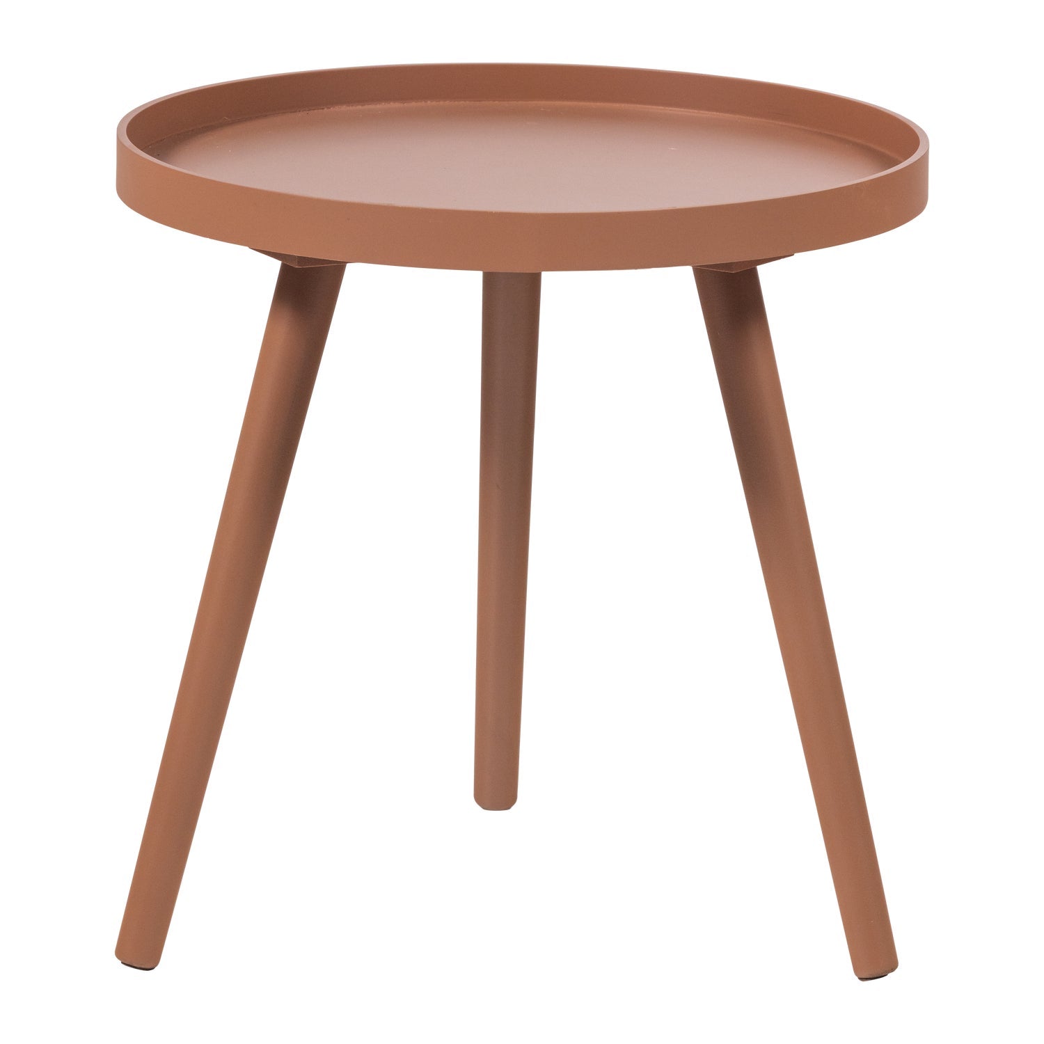 Set di 4 tavolini con gamba in legno di frassino Sasha 41x41 cm