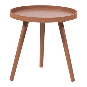 Set di 4 tavolini con gamba in legno di frassino Sasha 41x41 cm