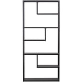 Libreria a giorno in metallo nero opaco Teun