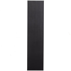 Credenza 1 anta in legno di pino nero opaco Teun 188x44 cm