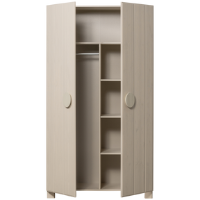 Credenza 2 ante in legno di pino Noah 200x110 cm