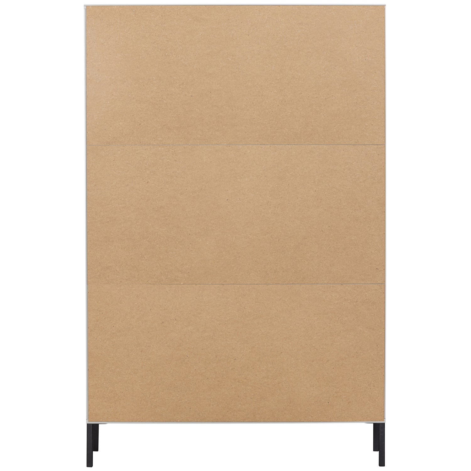 Vetrina 2 ante in legno di pino Xam 155x100 cm