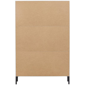 Vetrina 2 ante in legno di pino Xam 155x100 cm