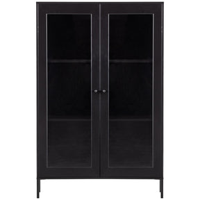 Vetrina 2 ante in legno di pino Xam 155x100 cm