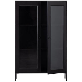 Vetrina 2 ante in legno di pino Xam 155x100 cm