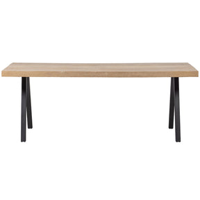 Tavolo da pranzo in rovere scuro Tablo 75x180 cm