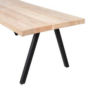 Tavolo da pranzo in rovere scuro Tablo 75x180 cm