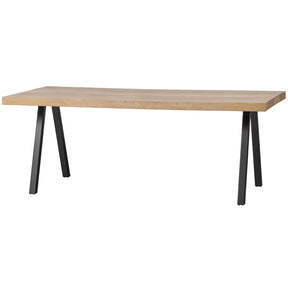 Tavolo da pranzo in rovere scuro Tablo 75x180 cm