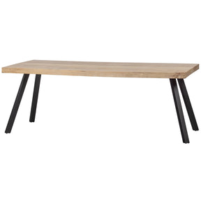 Tavolo da pranzo in rovere scuro Tablo 75x180 cm