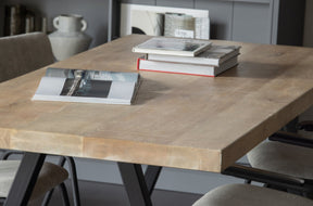 Tavolo da pranzo in rovere scuro Tablo 75x180 cm