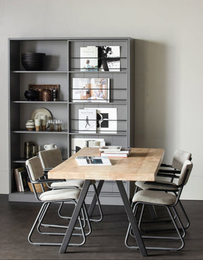 Tavolo da pranzo in rovere scuro Tablo 75x180 cm