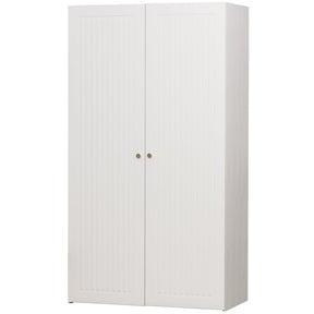 Cappottiera 2 ante in legno di pino bianco Sipke 210x110 cm