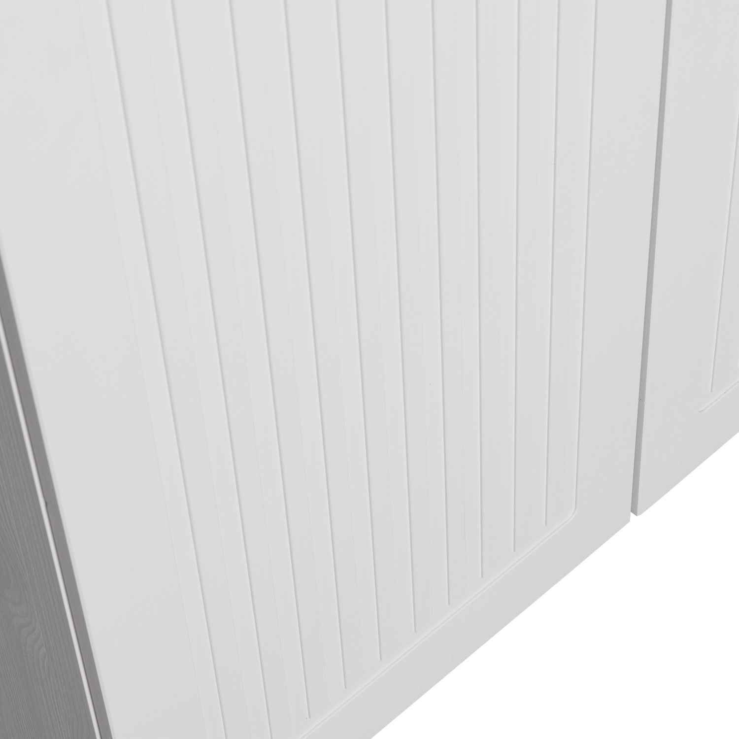 Cappottiera 2 ante in legno di pino bianco Sipke 210x110 cm