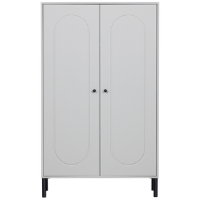 Credenza 2 ante in legno di pino grigio Sela 90x149 cm