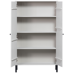 Credenza 2 ante in legno di pino grigio Sela 90x149 cm