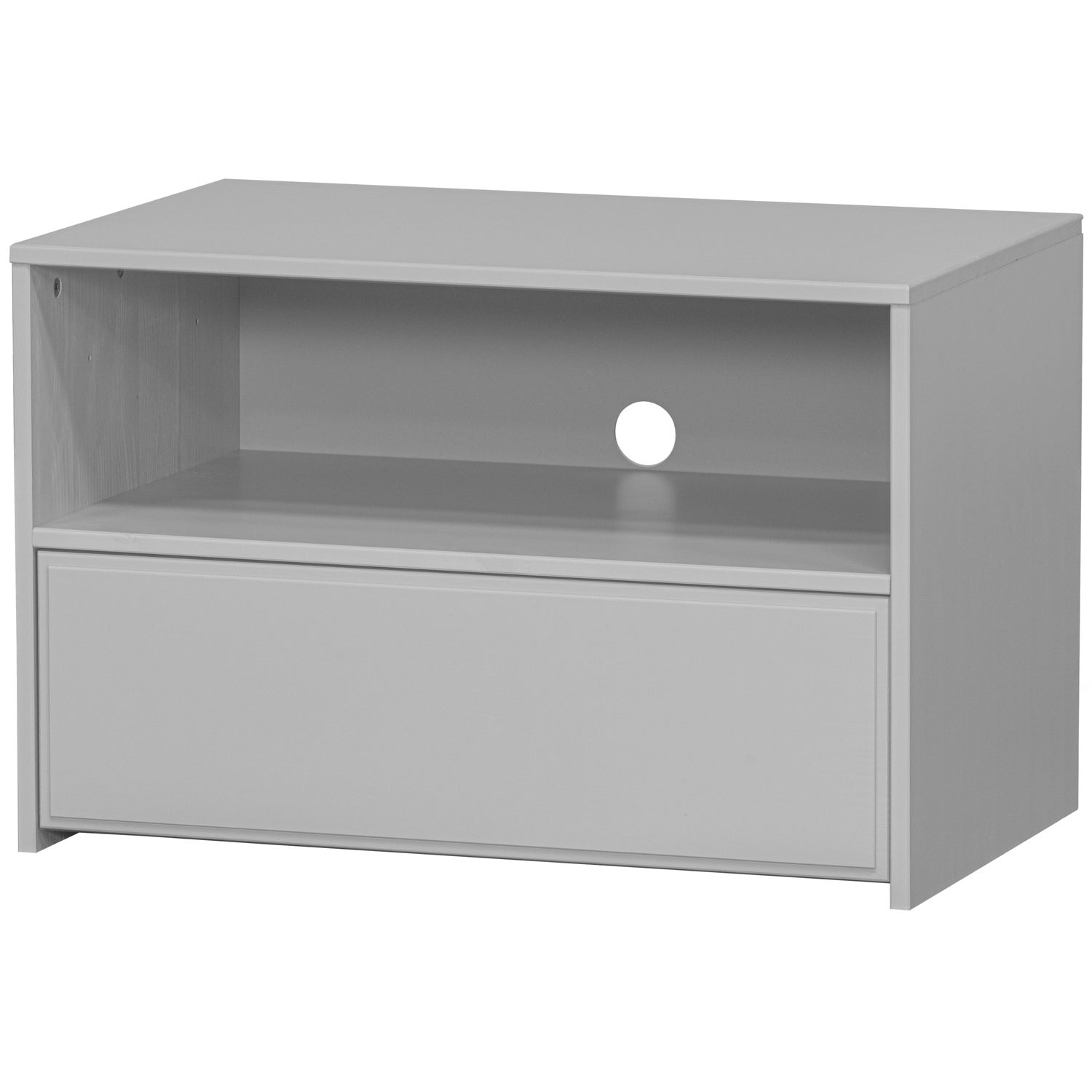 Mobile TV slim grigio Yissa 70x46 cm