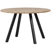 Tavolo da pranzo rotondo in rovere Tablo 75 x120 cm