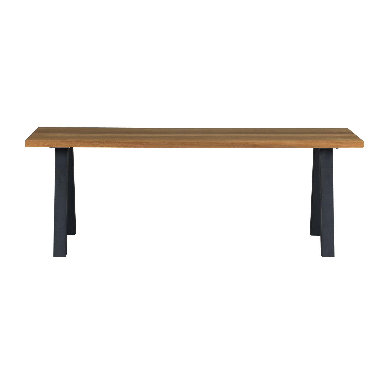 Tavolo per esterno con gamba in metallo Valdor 210x75 cm