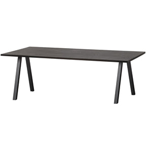 Tavolo da pranzo in rovere scuro Tablo 75x180 cm