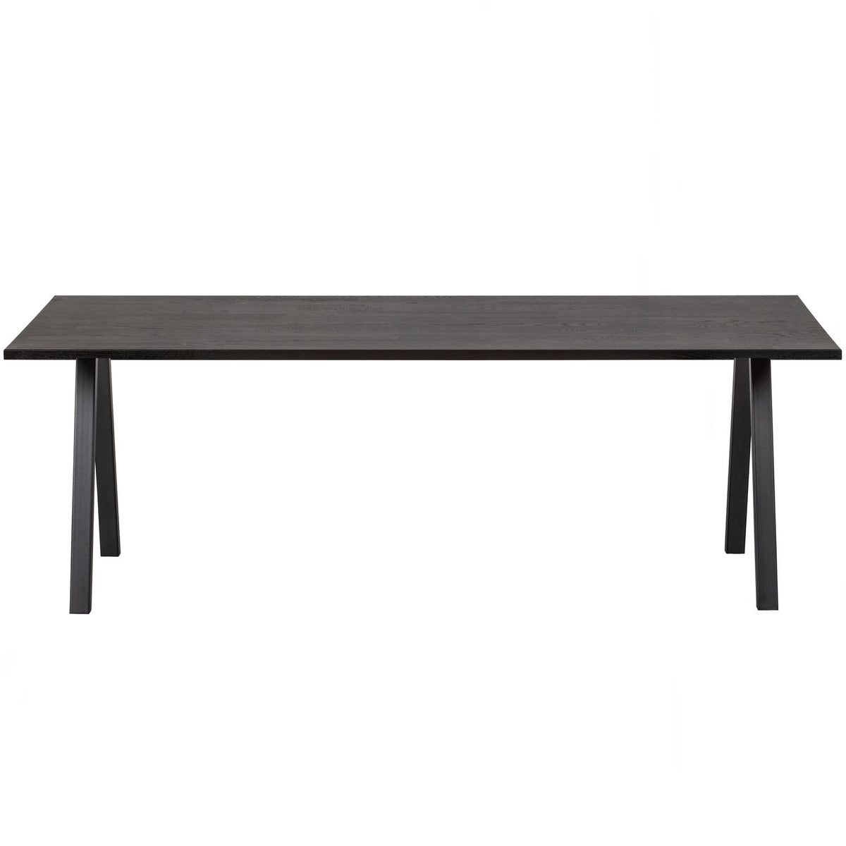 Tavolo da pranzo in legno di rovere scuro Tablo 75x200 cm