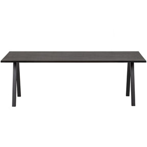 Tavolo da pranzo in rovere scuro Tablo 75x180 cm