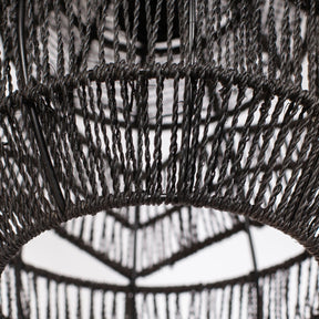 Lampada a sospensione nera Adelaide 35cm