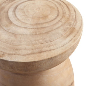 Sgabello in legno naturale Bink 40x28cm
