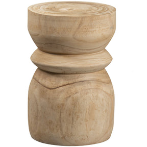 Sgabello in legno Bikkel 40x28 cm