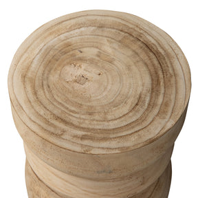 Sgabello in legno Bikkel 40x28 cm