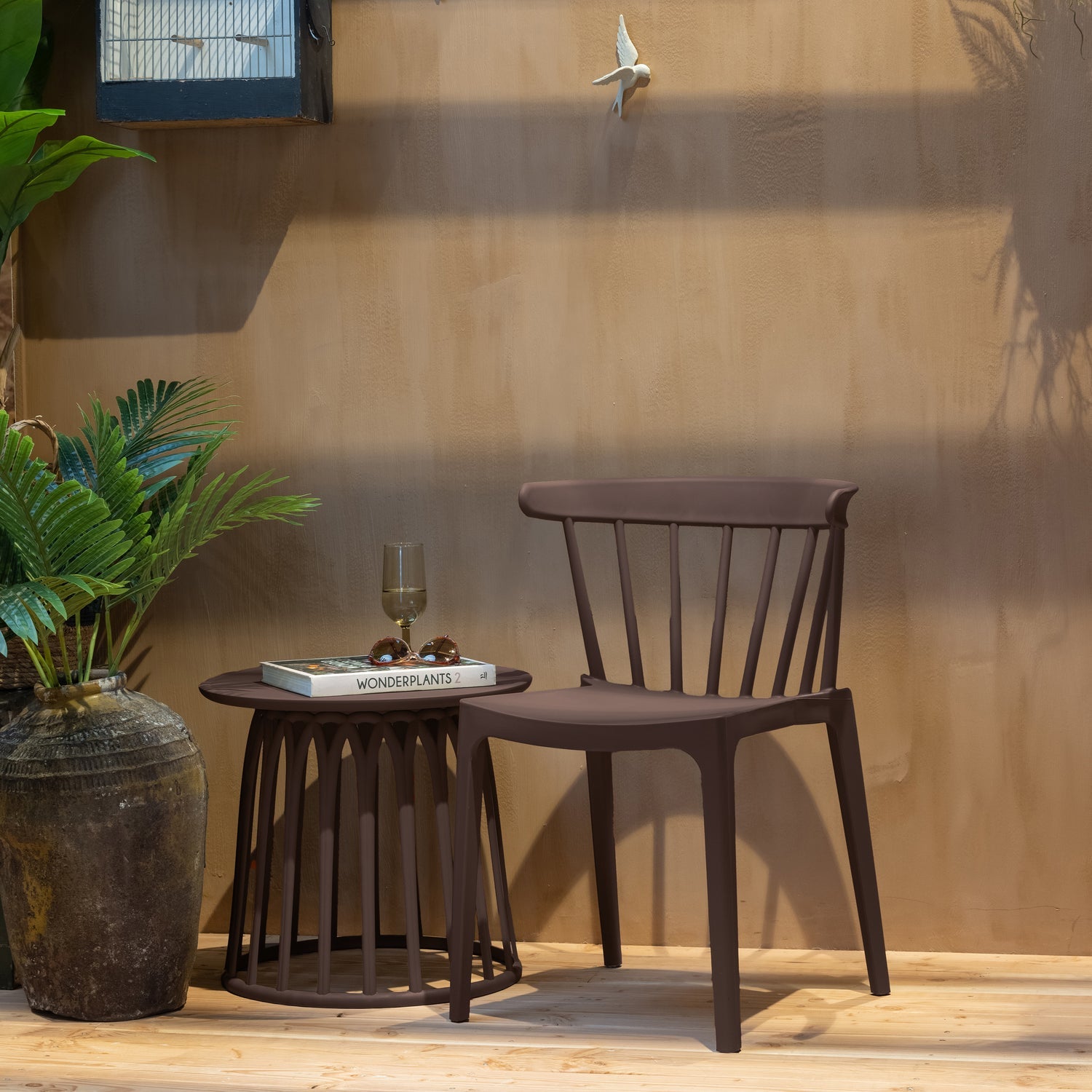 Set di 2 tavolini da caffé Boy 50x50 cm